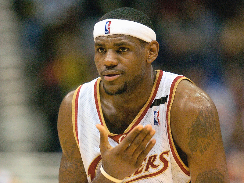 Lebron james discount 20 years old