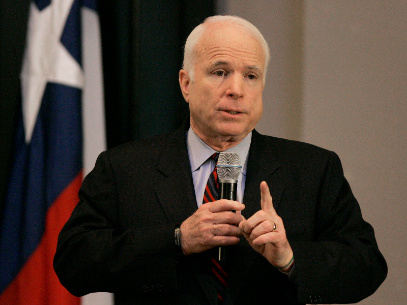 John McCain — 2008 Republican Presidential Nominee | Business Insider India