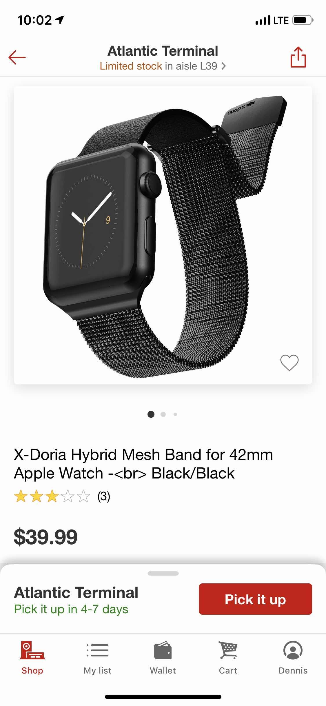 X-Doria Apple Watch band: no change | Business Insider India