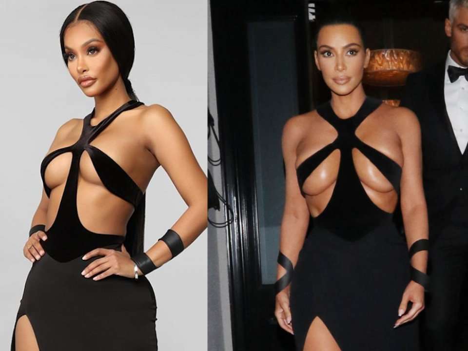 Kim kardashian dress fashion clearance nova