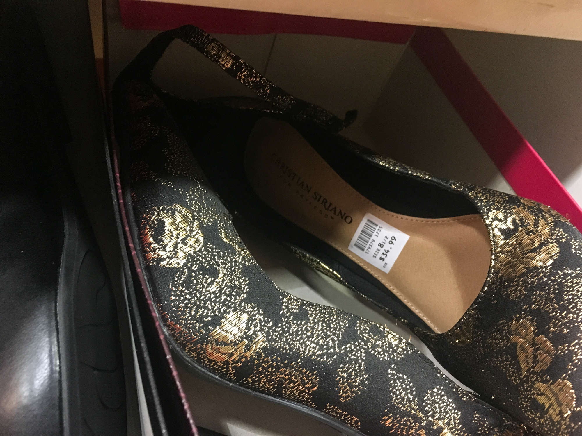 payless clear heels