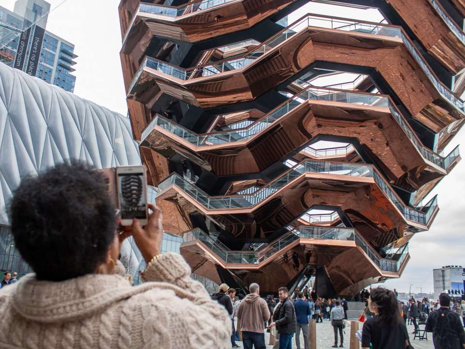 I climbed Vessel, the $200 million, 2,500-step sculpture in Hudson ...