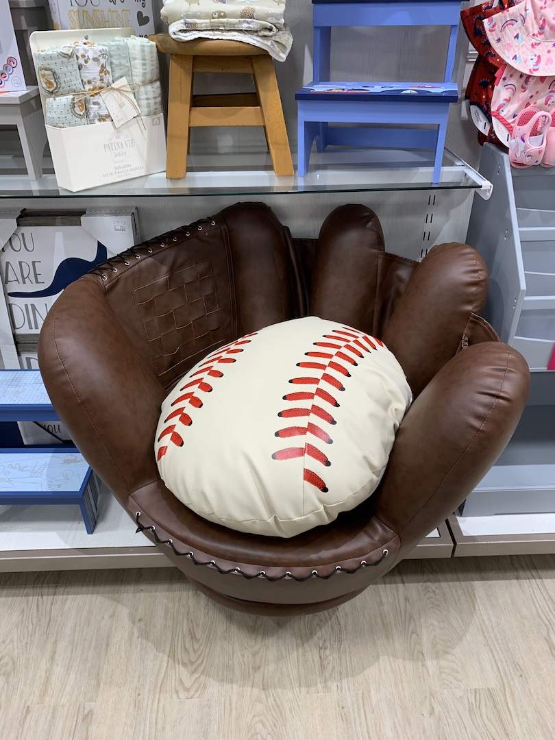 baseball chair home goods