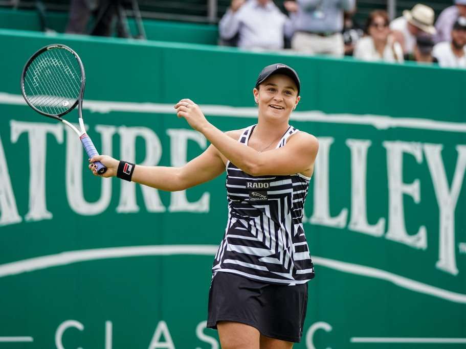 Australian tennis player Ashleigh Barty is now the world's number one