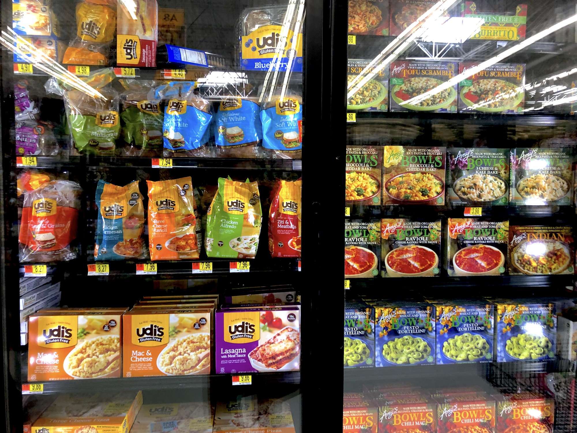 Ultimately, Walmart just had a much larger frozen foods section, so ...