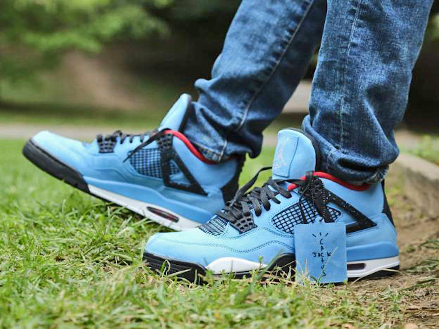 Sepsale - Travis Scott X Nike Air Jordan 4 Retro Houston Oilers