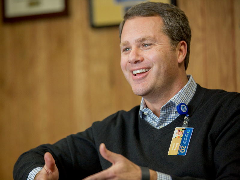 Doug McMillon loaded trucks at a WalMart distribution center as a