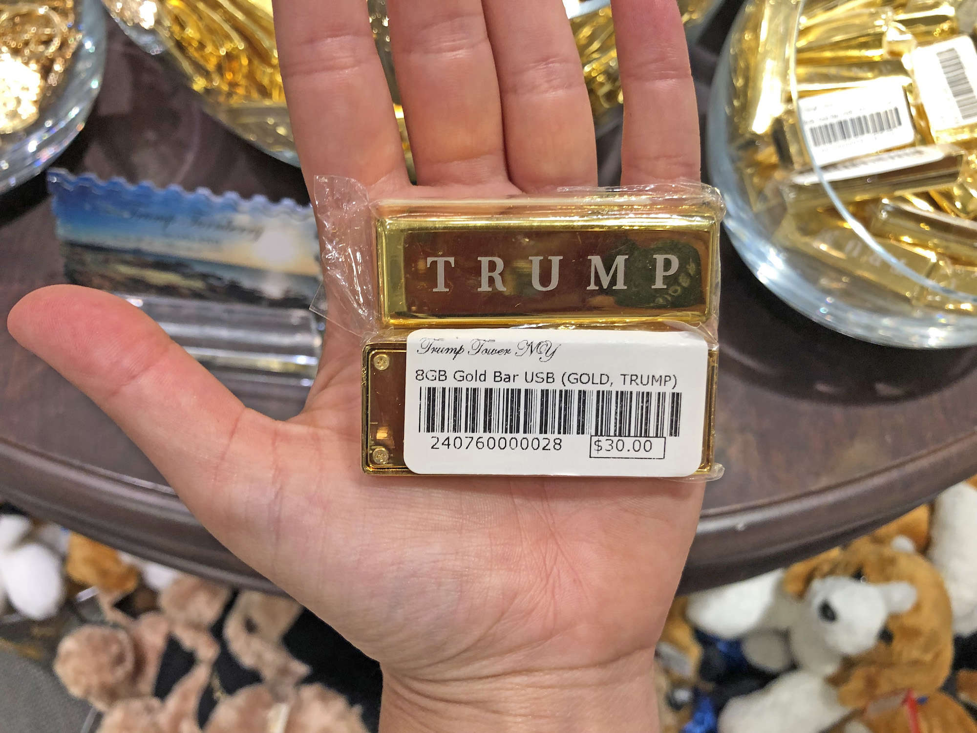 Gold Bar USB - Trump Store