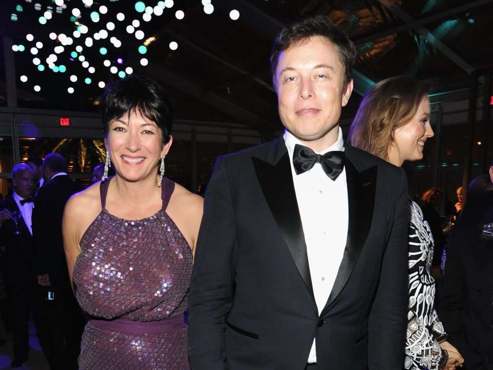 Elon Musk was photographed next to Jeffrey Epstein's ...