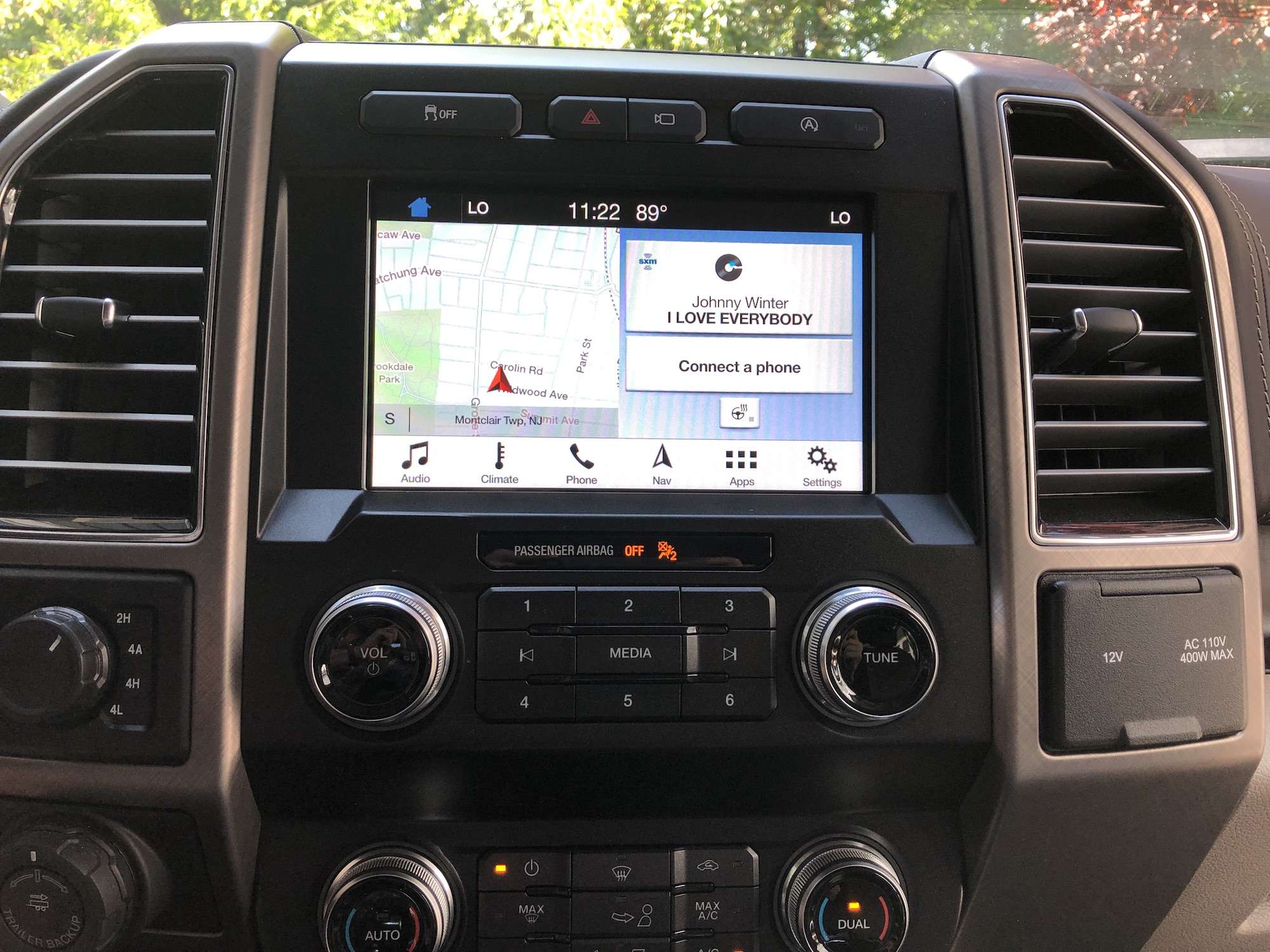 The F-150's infotainment system runs on what is by contemporary ...