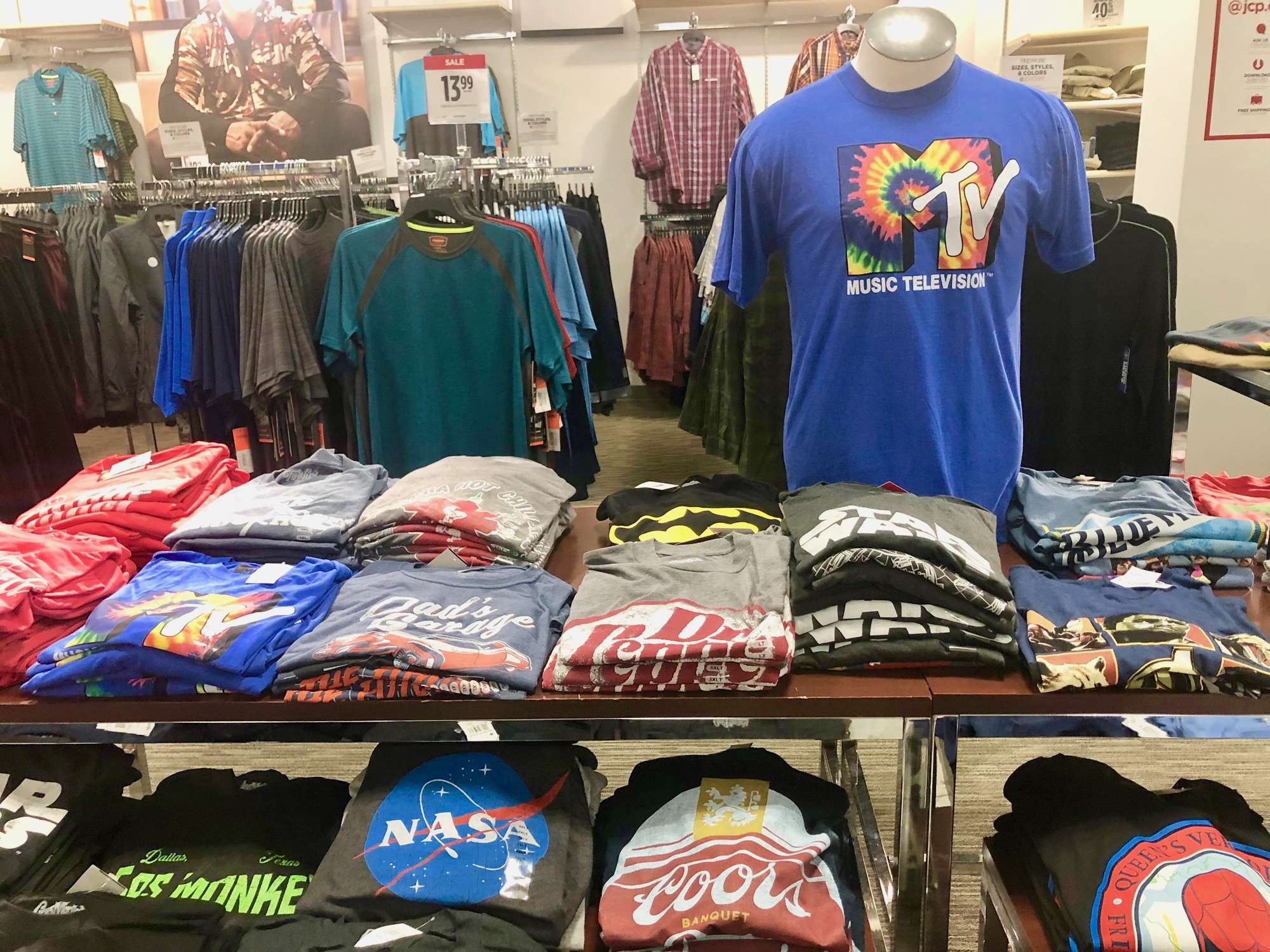 jcp graphic tees