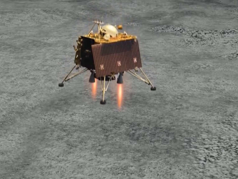 NASA's lunar probe is going to photograph the Indian moon lander today