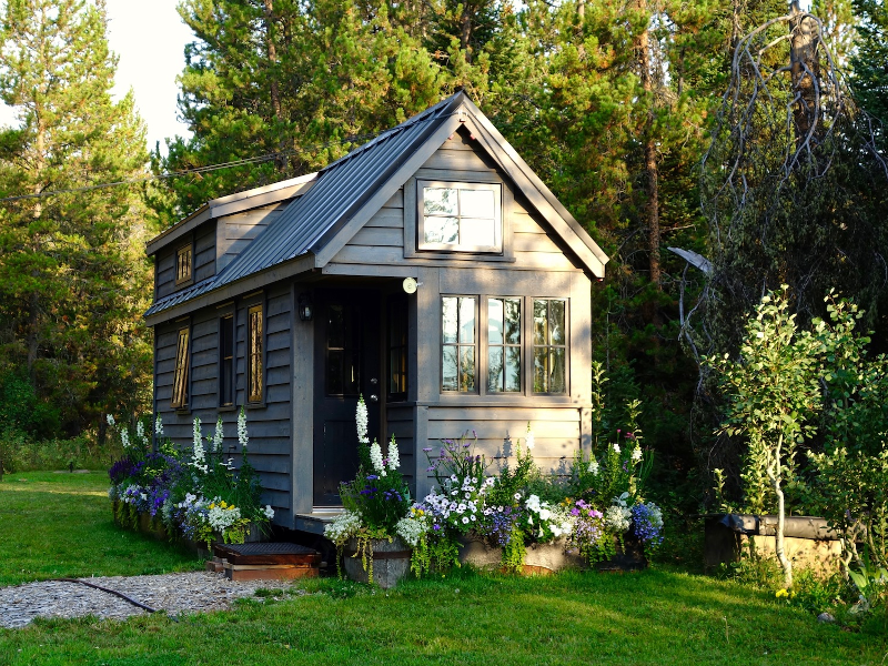 The cost of building a tiny house is about $300 per square foot, Zack