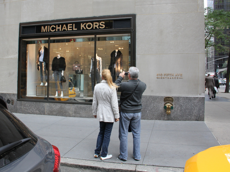 Michael Kors  NYC Shopping at Rock Center