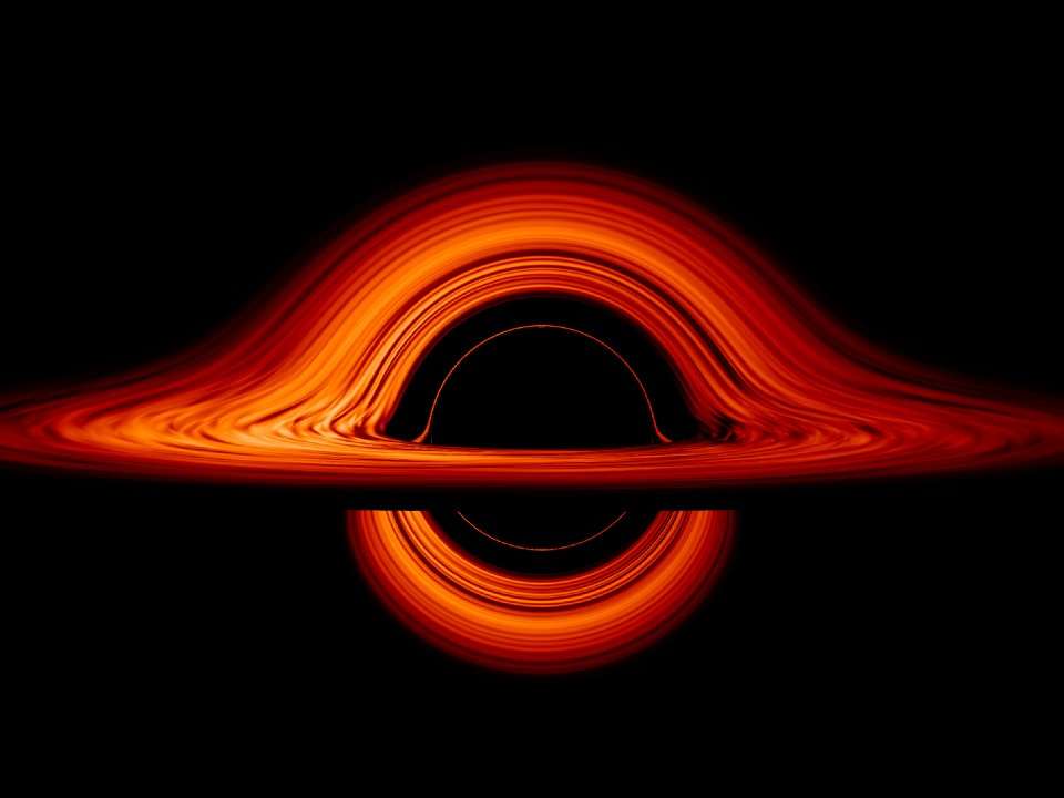 A mesmerizing NASA animation shows how a nearby black hole would warp ...