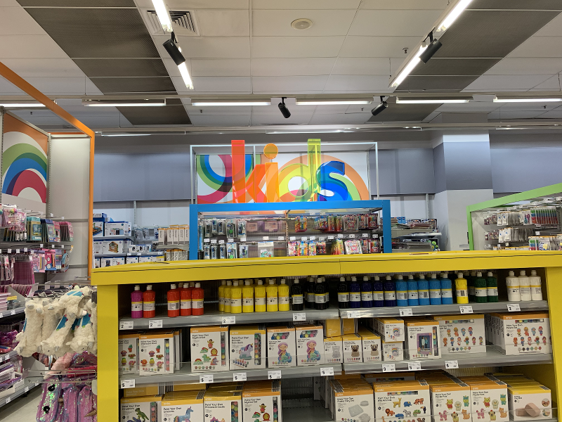 Toy Section Display at Kmart, NYC, USA Stock Photo - Alamy