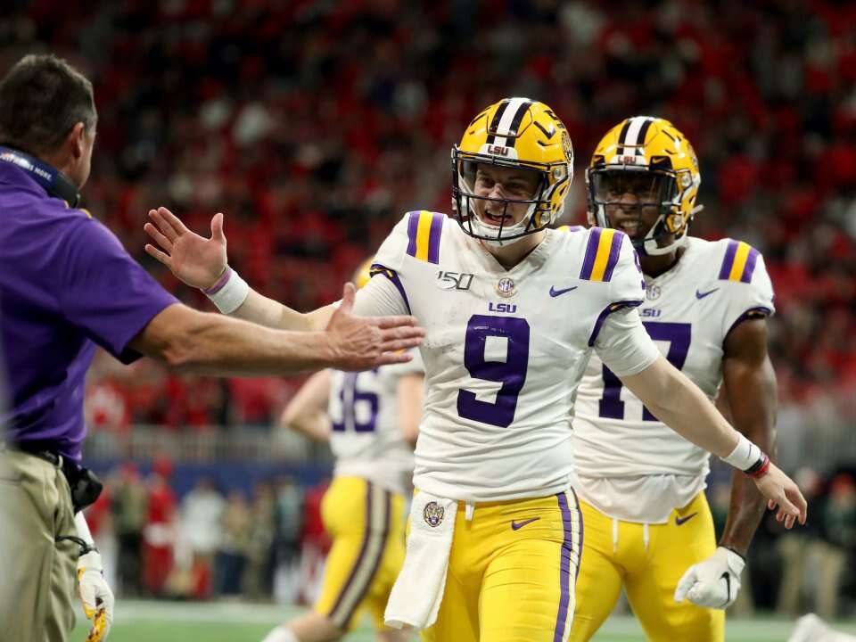 Joe Burrow wins 2019 the Heisman Trophy, thanks Coach Ed Orgeron in ...