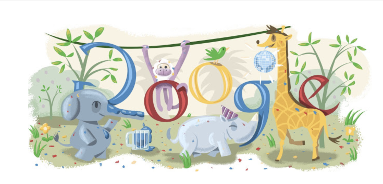 2009 год рисунок. Google New year. Google Happy New year. Рисунки 2000 годов.