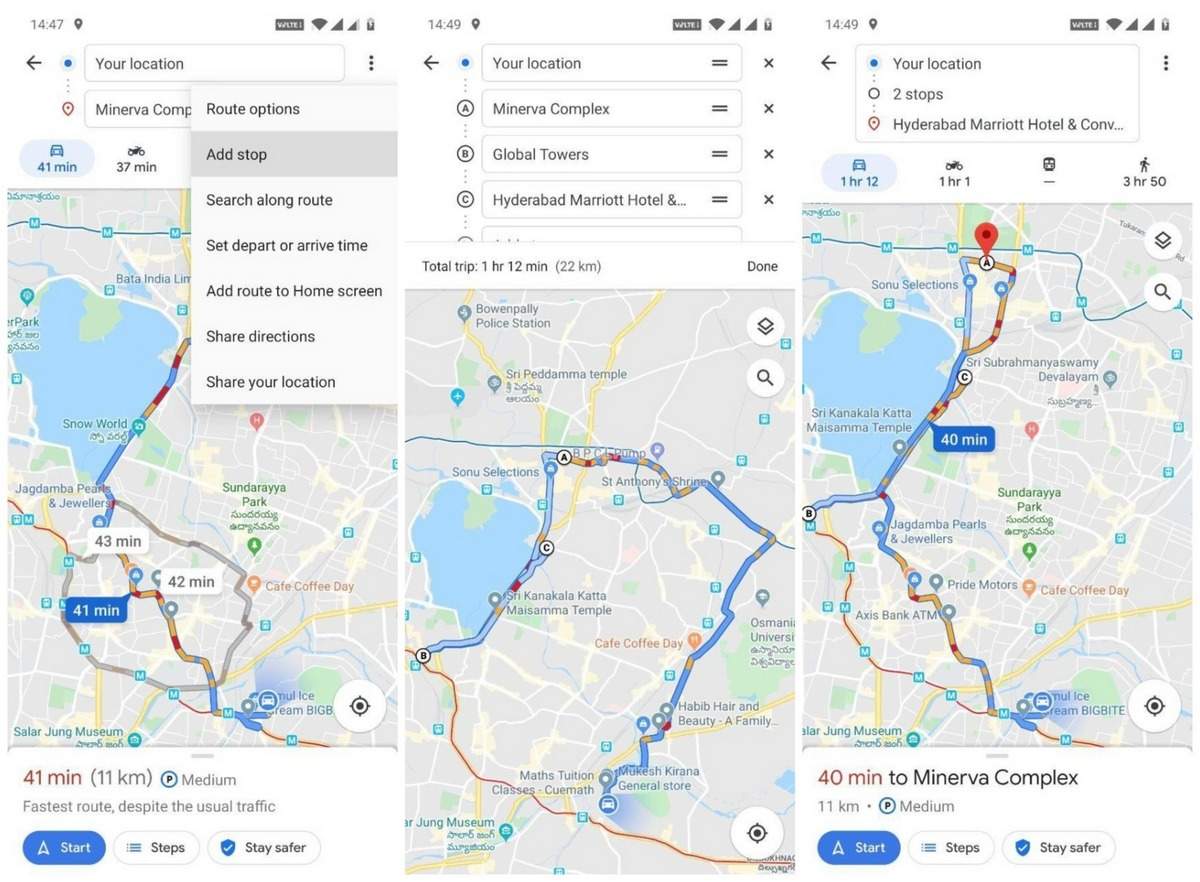 Here s How To Add Multiple Stops In A Single Trip In Google Maps 