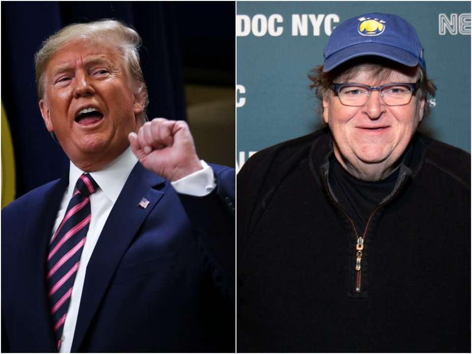 Trump supported Michael Moore prediction that the president's