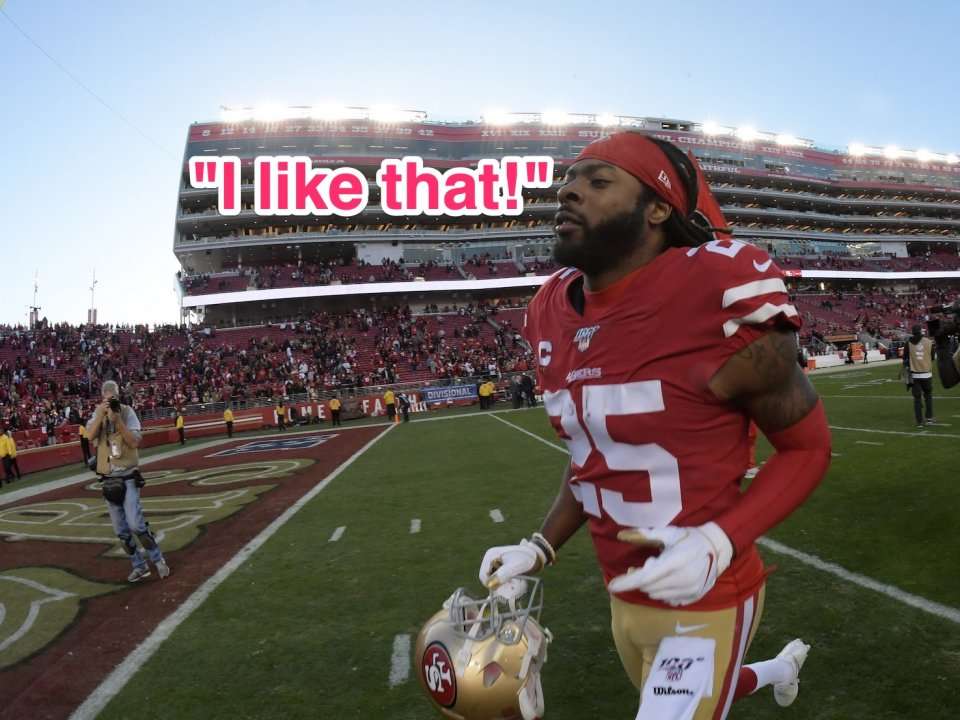 Richard Sherman San Francisco 49ers Jersey Swap