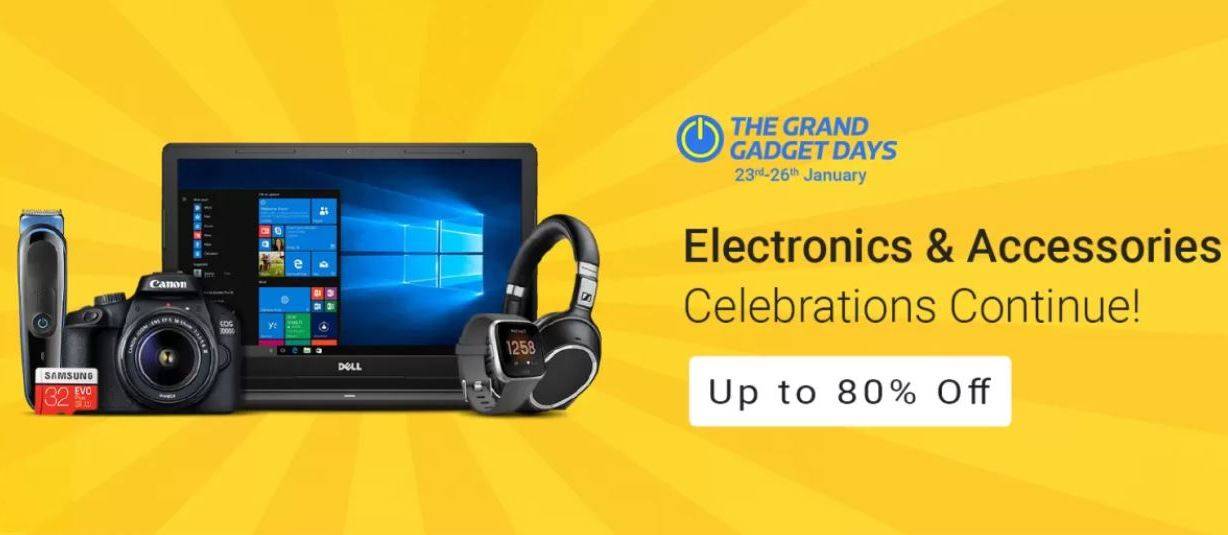 Flipkart Grand Gadget Days Sale Best deals on electronics and