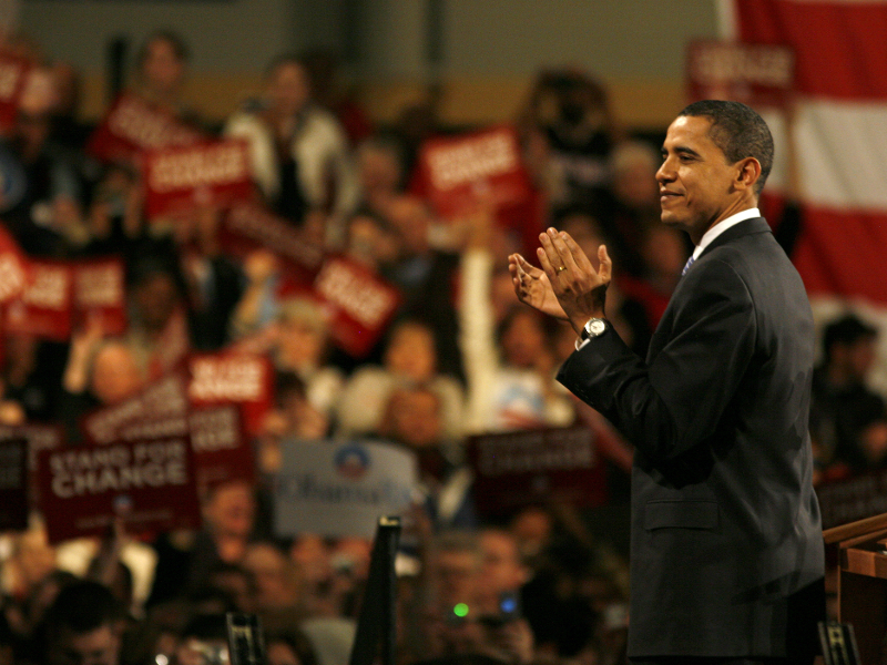 In 2008, Democrat Barack Obama won the Iowa caucuses, with 38% of votes ...