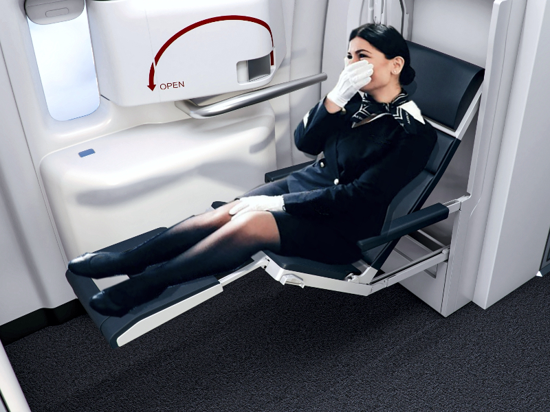 Кресло бортпроводника. Jumpseat в самолете. Кресло бортпроводника Jump. Jump Seat в самолете.