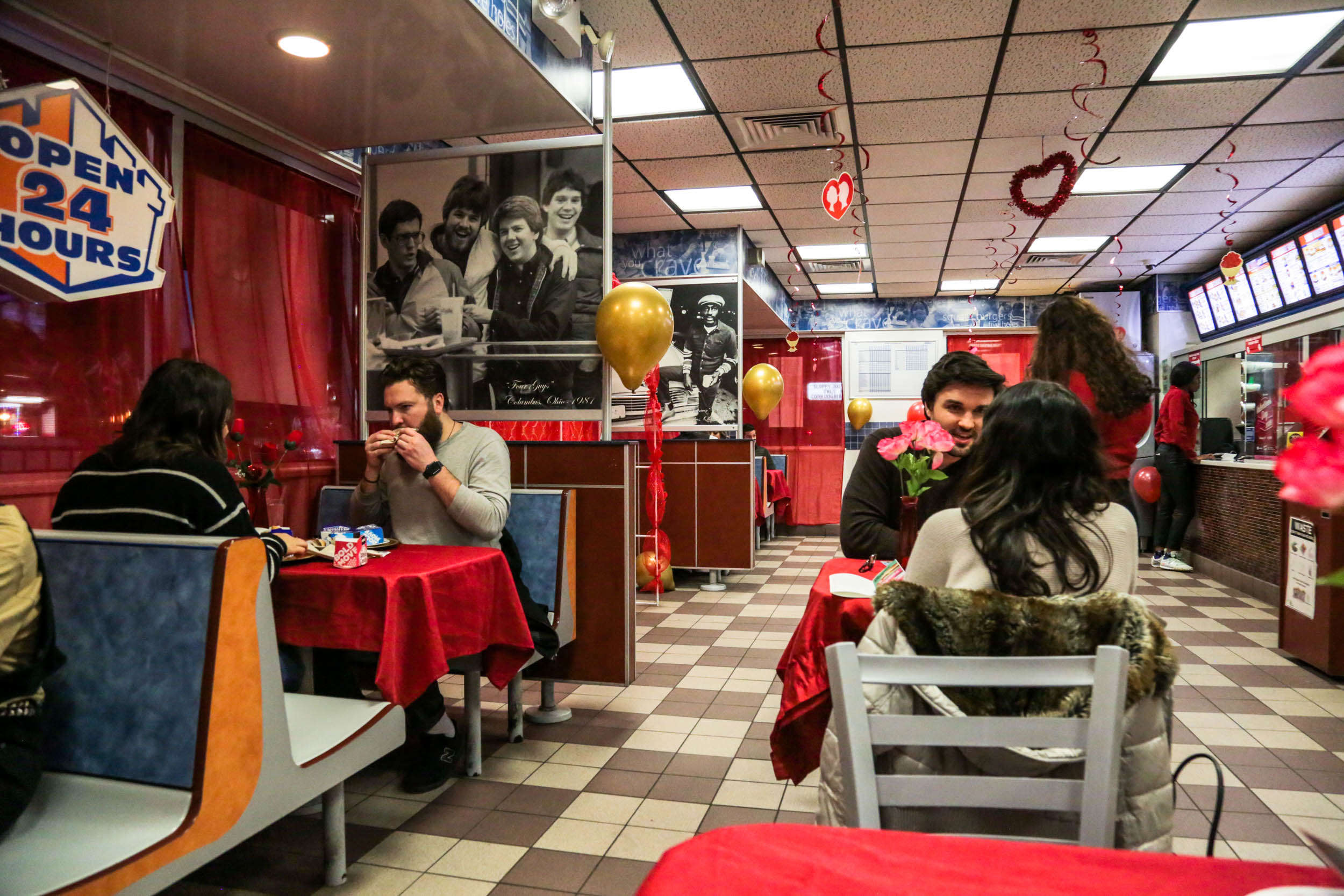 white castle on valentines day