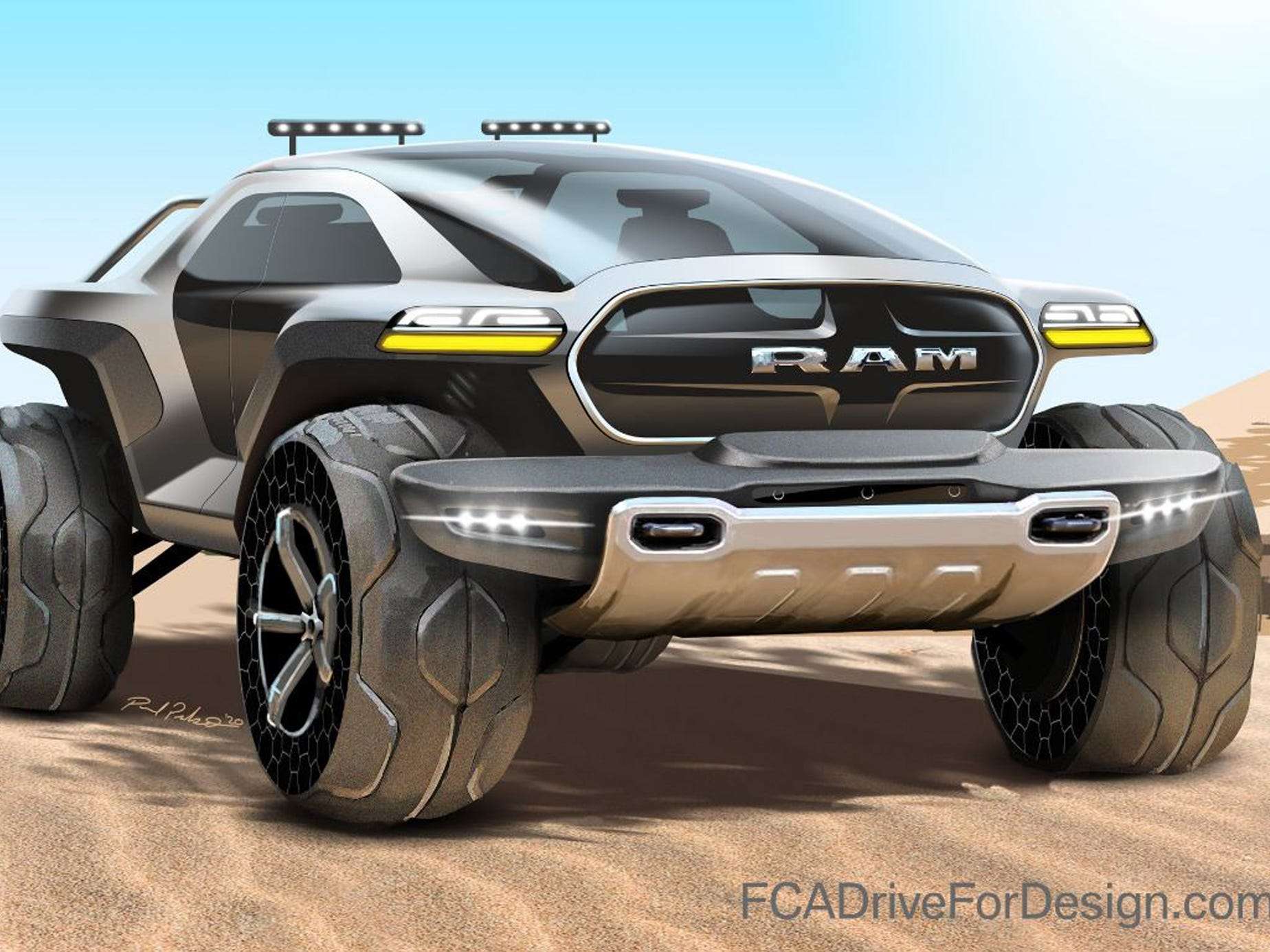 RAM asked designers to create wildly futuristic truck designs for a ...