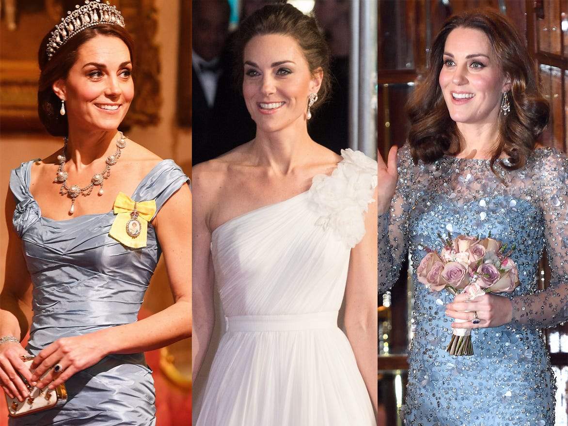 Kate Middleton Wore a Gorgeous Rose-Colored Gucci Gown to the 100