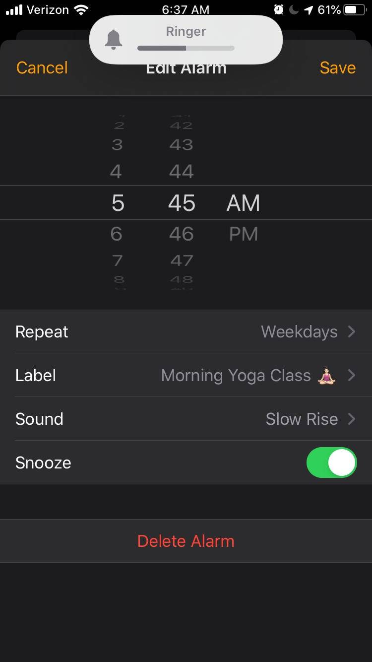 How To Turn Down The Alarm Volume On Your Iphone