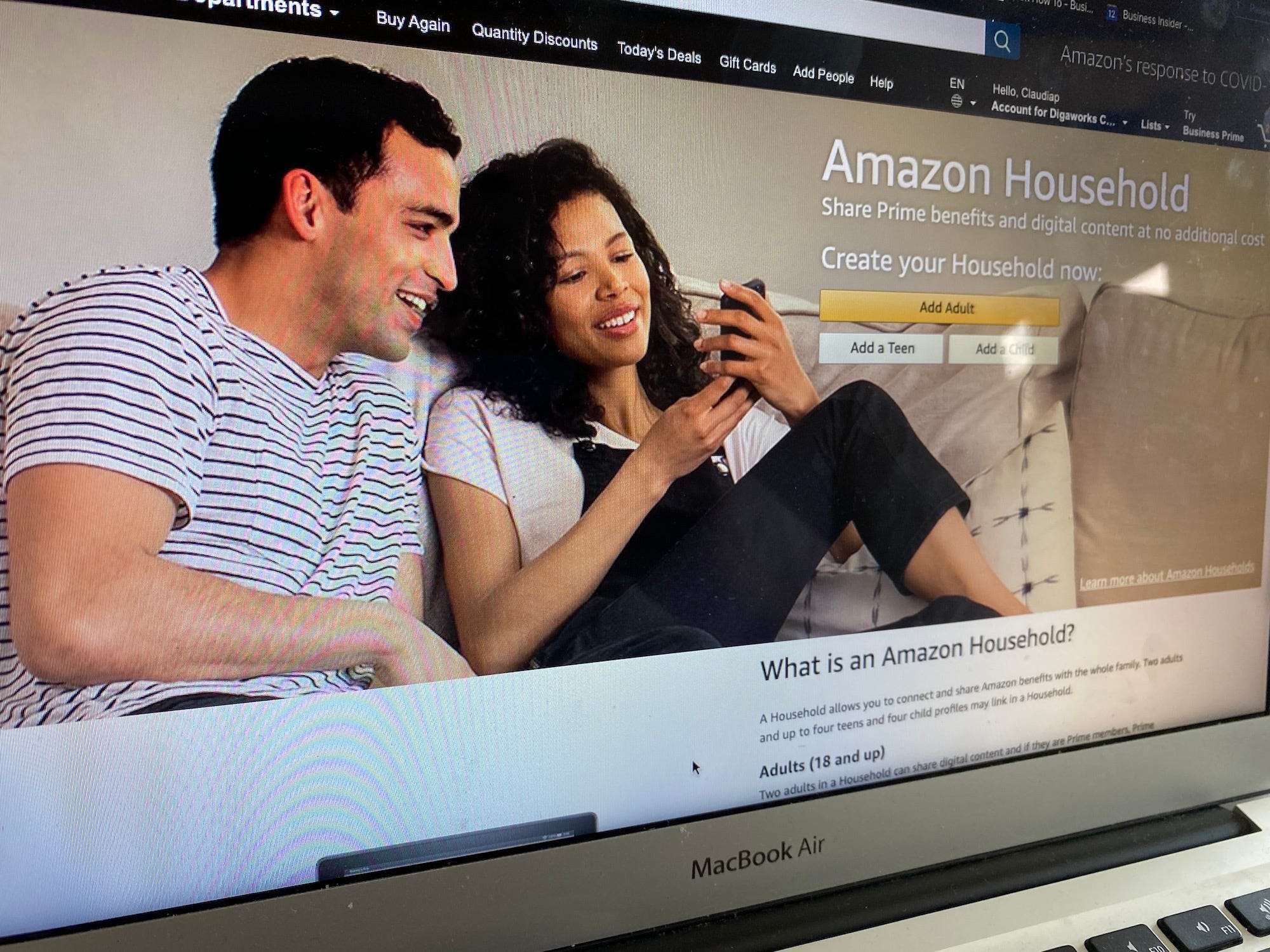 You Can't Merge Amazon Accounts, But You Can Share An Amazon Household ...