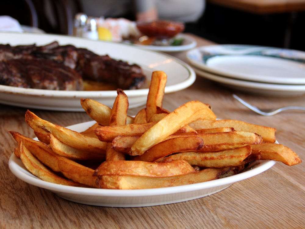 New York's iconic steakhouse Peter Luger, where diners typically wait