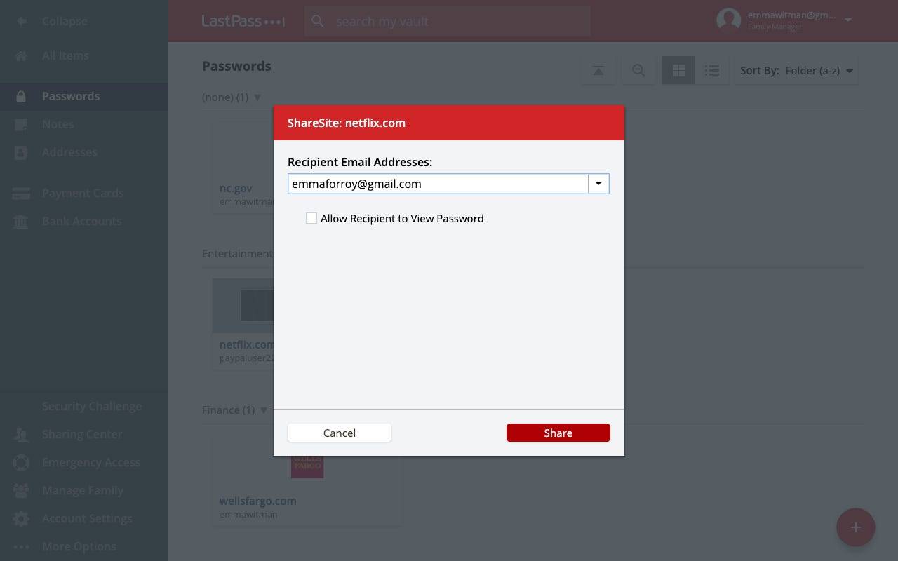 lastpass use the same password for multiple sites