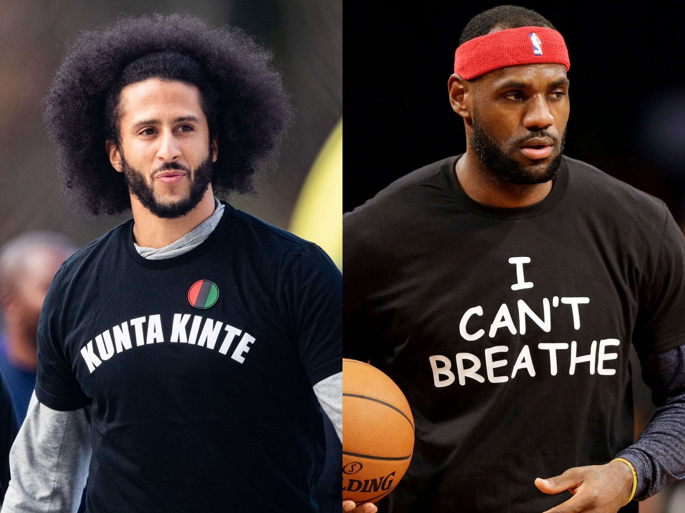 lebron james colin kaepernick shirt