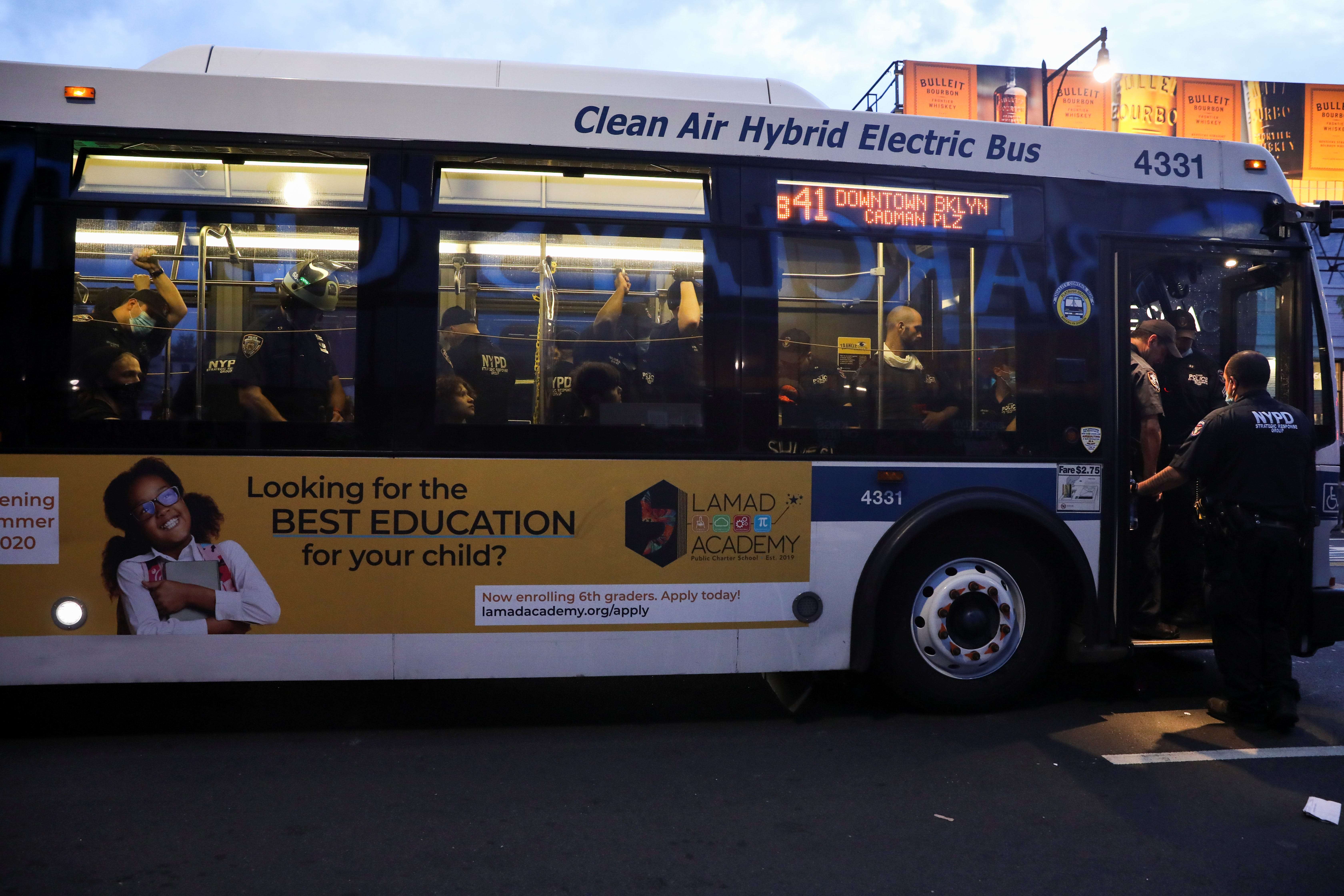 Bus Drivers And Their Unions Are Refusing To Transport Protesters