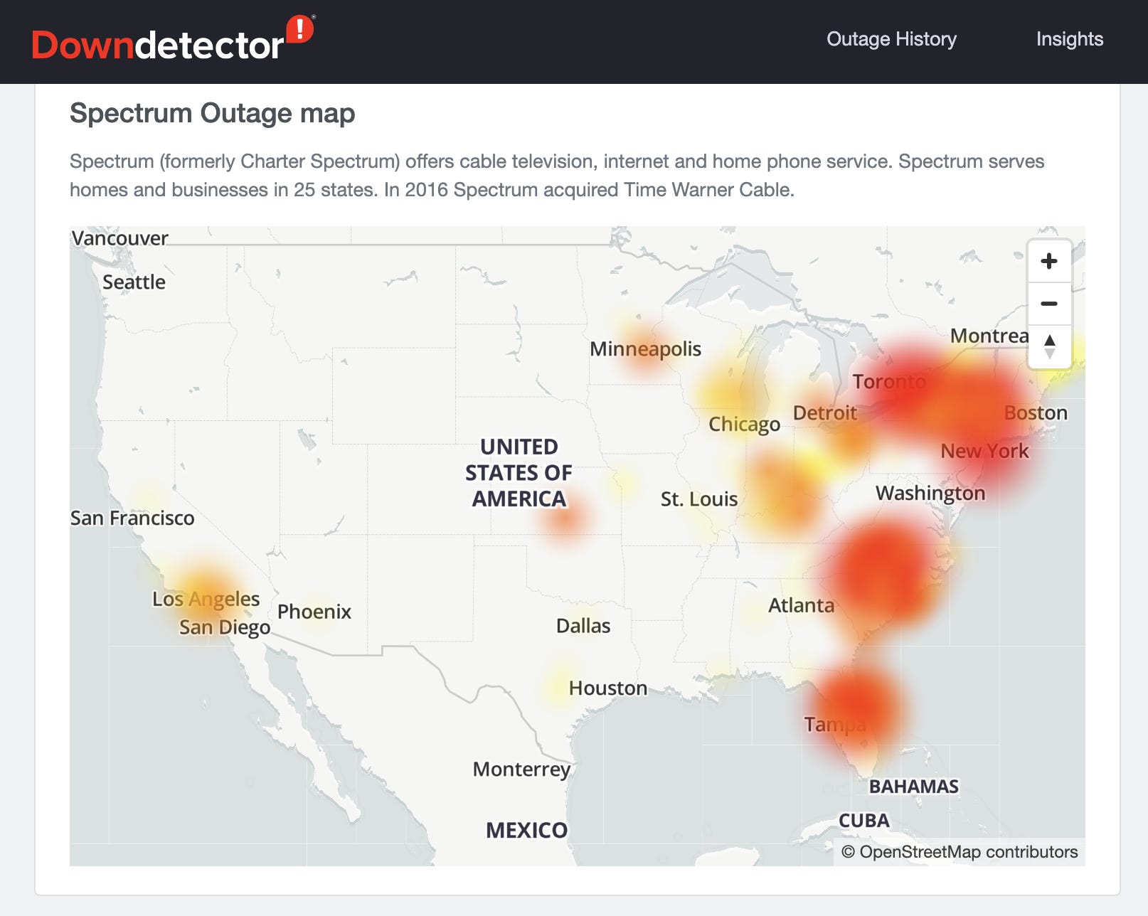 Internet Outages Near Me Spectrum Spectrum Outage In San Antonio   Spectrum Users Across The Eastern US Are Reporting Internet And TV Service Outages 