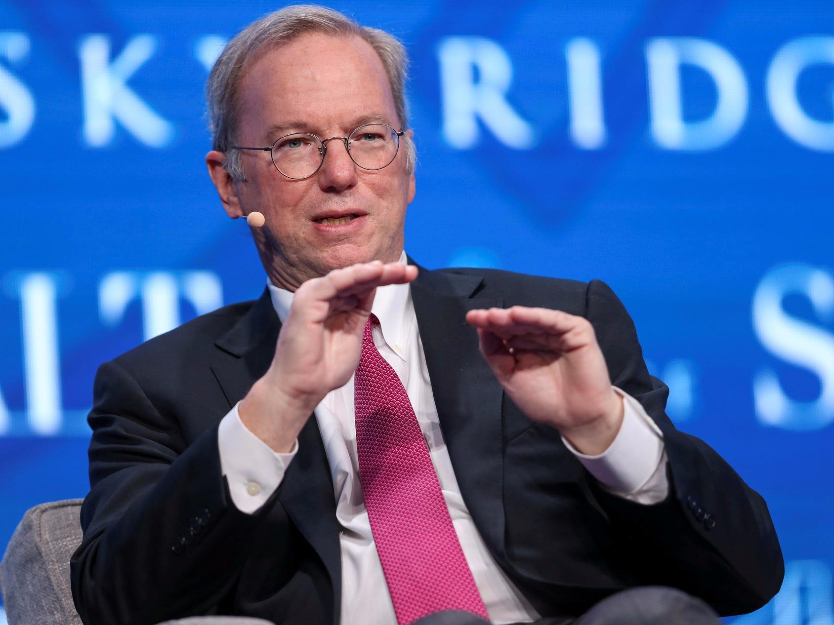 Former Google CEO Eric Schmidt Says There's 'no Question' Huawei ...