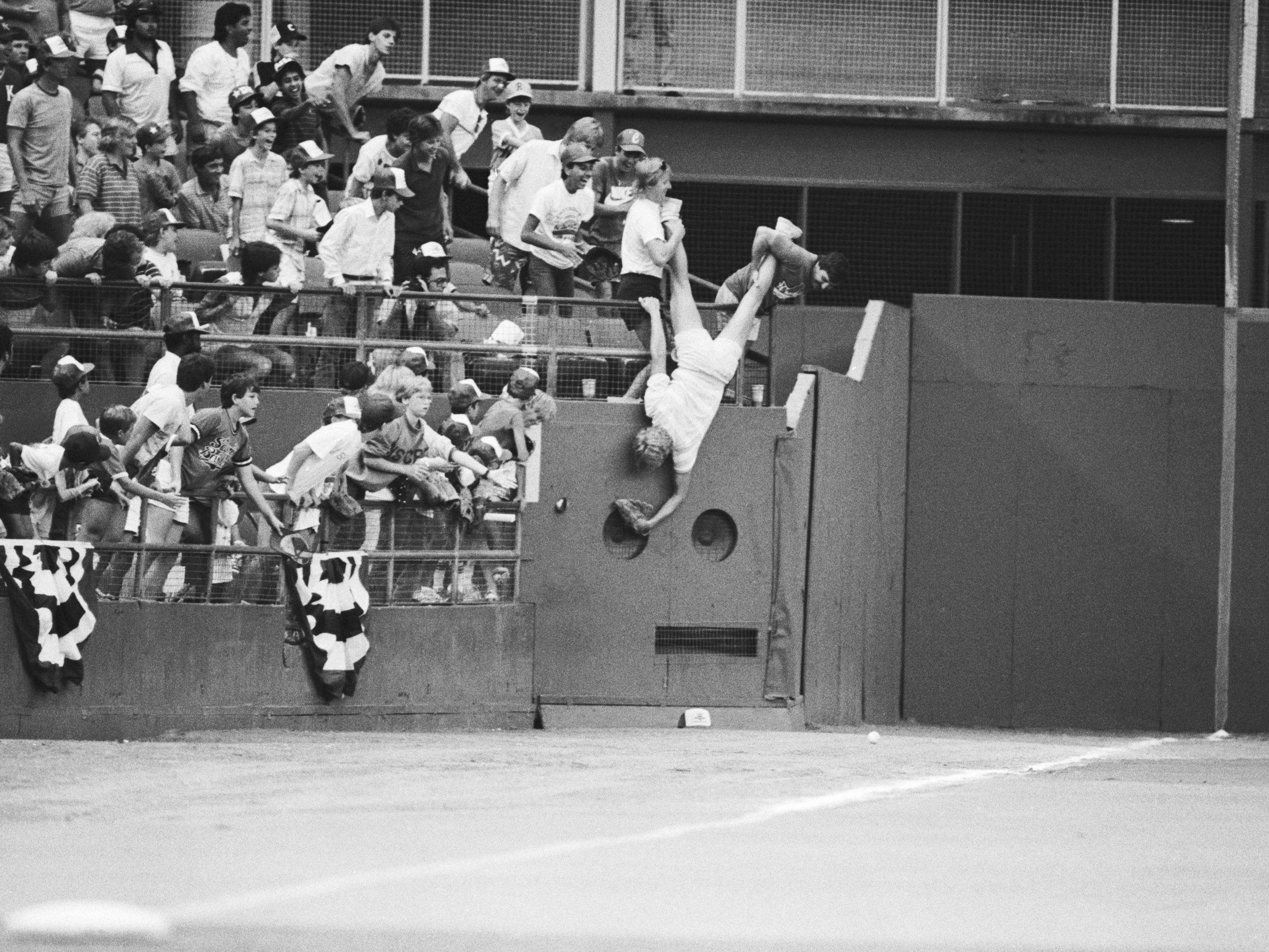 Houston Texas USA, circa 1989: Crowd watches Houston Astros