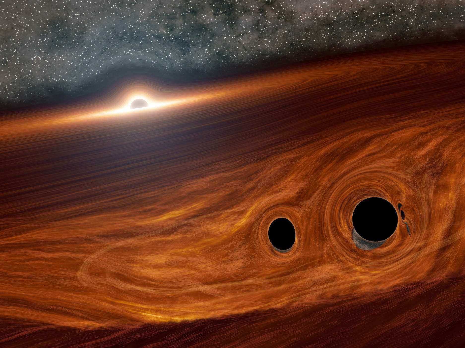 Black Holes Can Produce Light When They Collide, New Research Shows ...