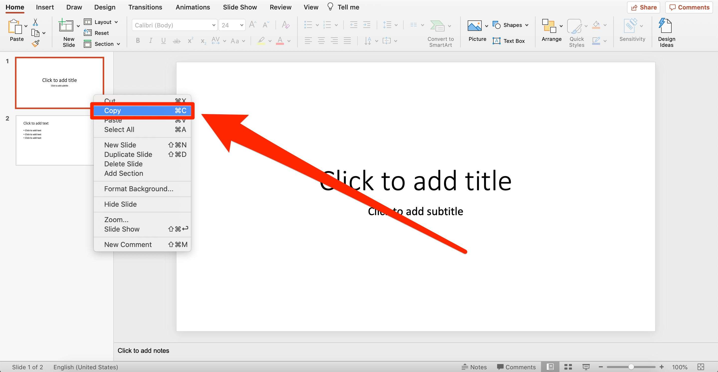 how to copy a microsoft powerpoint presentation