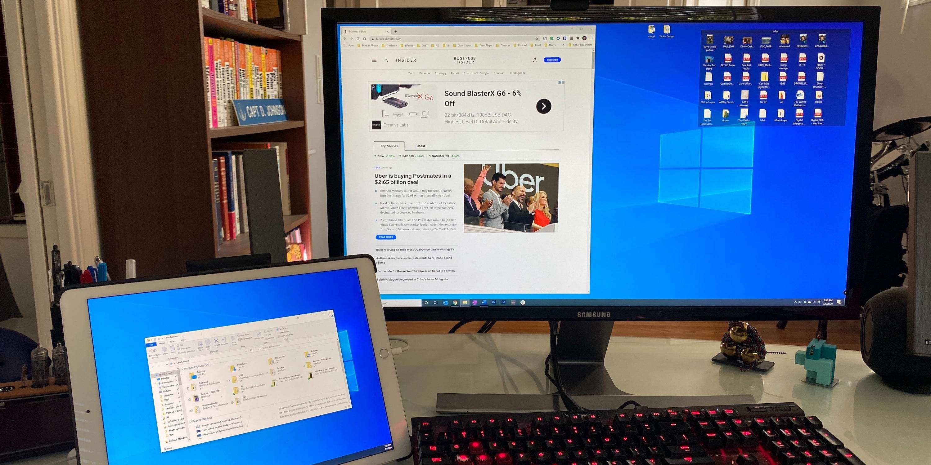 How To Use An Ipad As A Second Monitor For A Windows Pc Business Insider