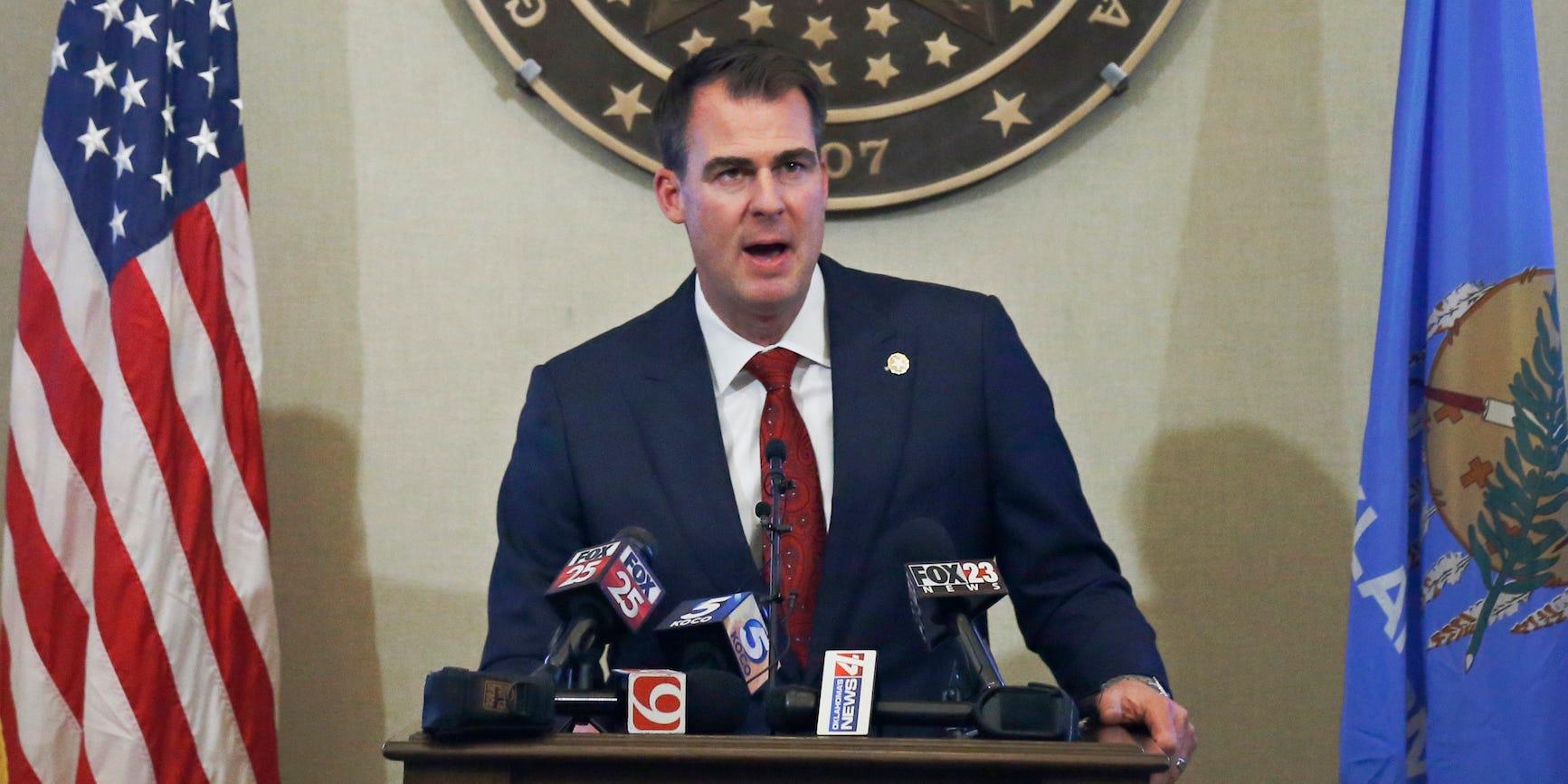 Oklahoma Governor Kevin Stitt tests positive for COVID-19 | Business ...