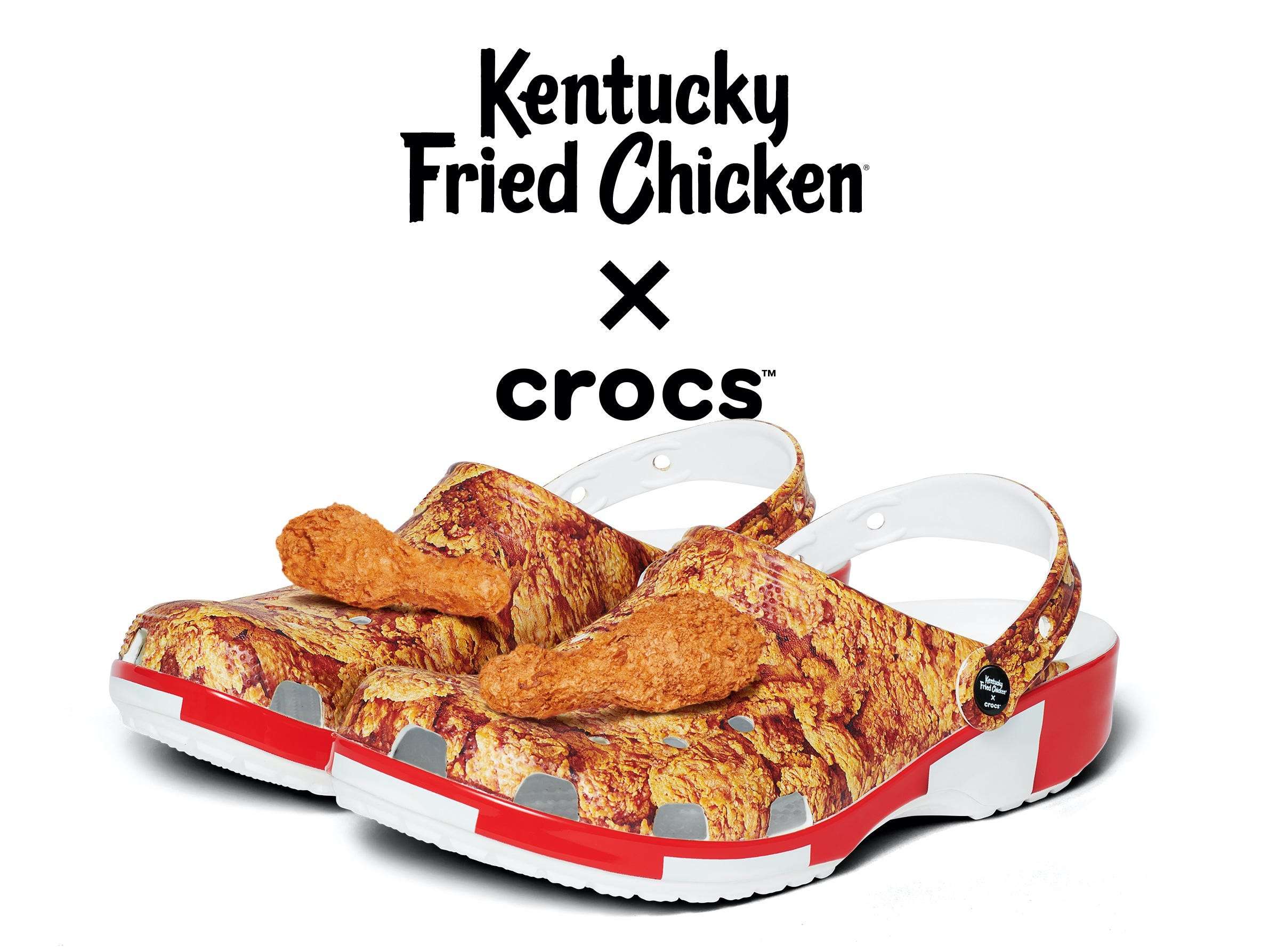 KFC x Crocs collab clogs 