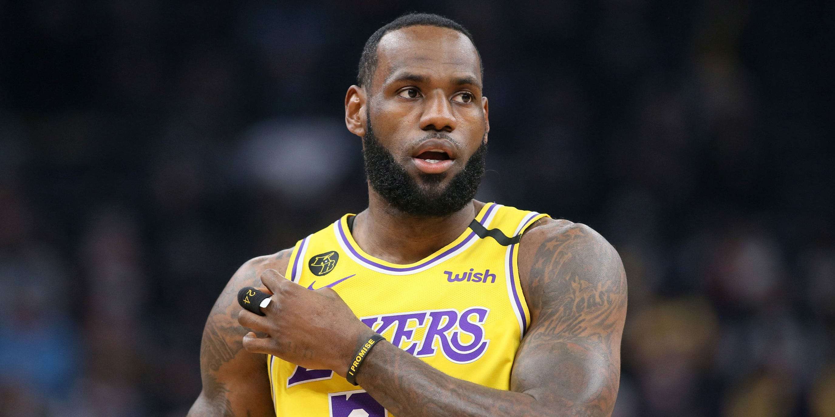 LeBron James entered the bubble with a gray-tinted beard — perhaps as a ...