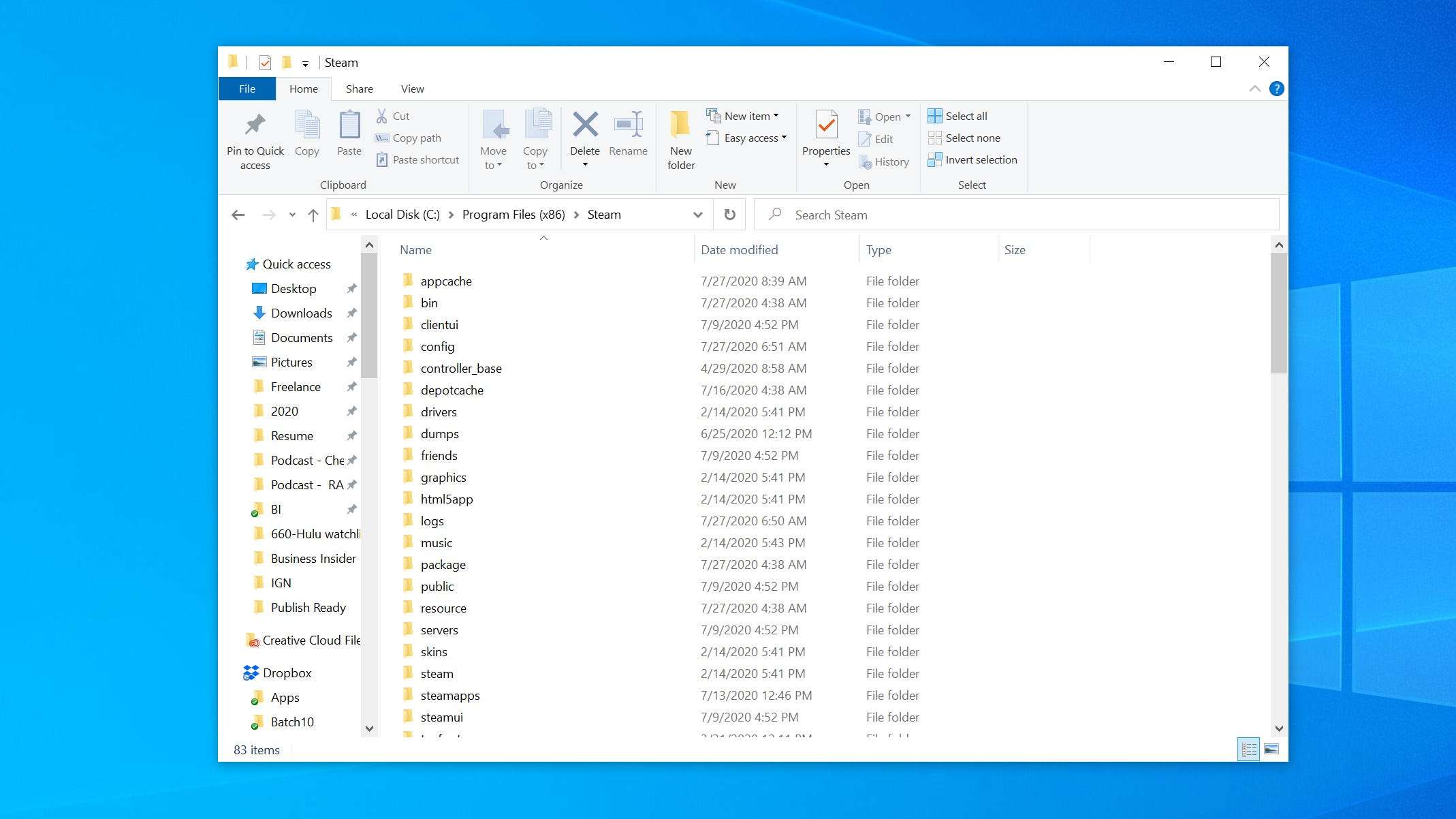 default steam screenshot folder