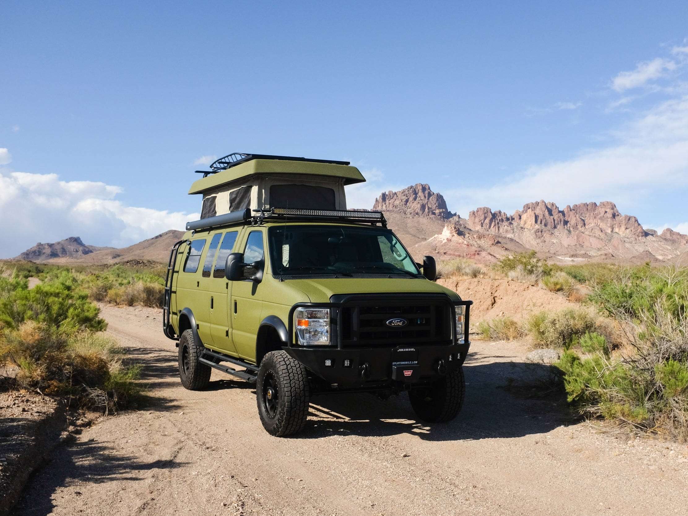 Sportsmobile S Off Road Ford Camper Van Has A Penthouse Roof For Up To 225 000 — See Inside