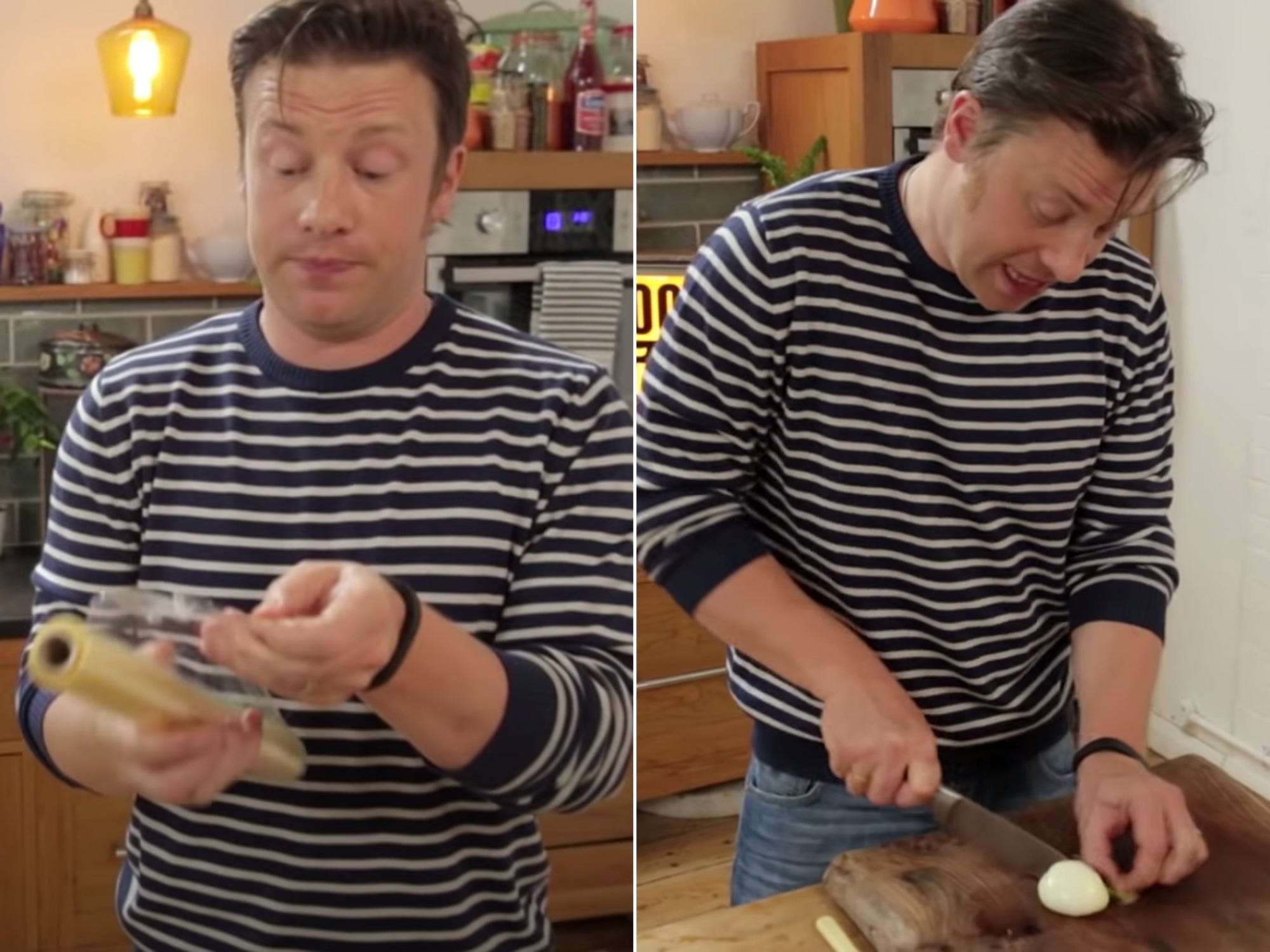 I tried Jamie Oliver's hack for making a poached egg in plastic wrap