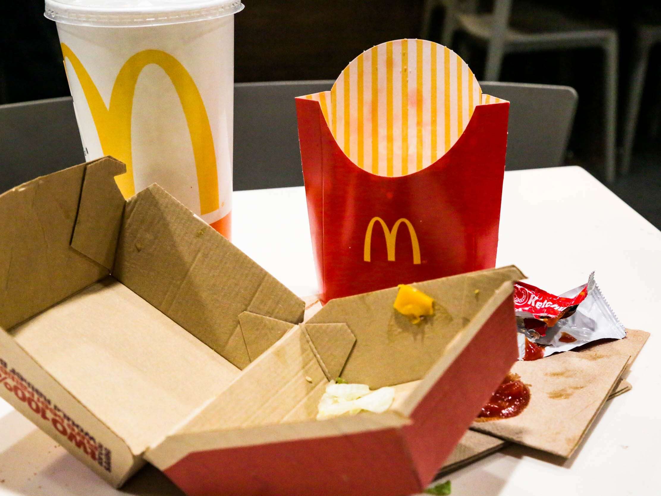 McDonald's, Burger King, and other fast-food packaging contains toxic ...